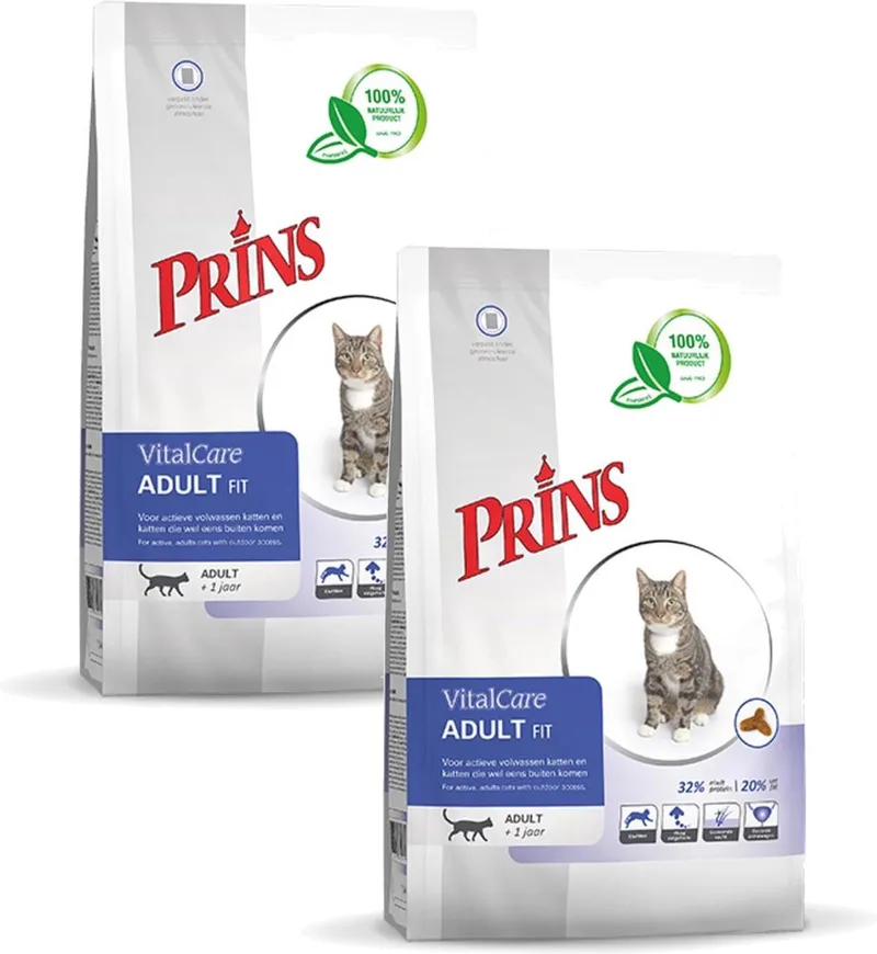 Vitalcare Cat Adult Gevogelte - Kattenvoer - 2 x 10 kg by Prins – product photo