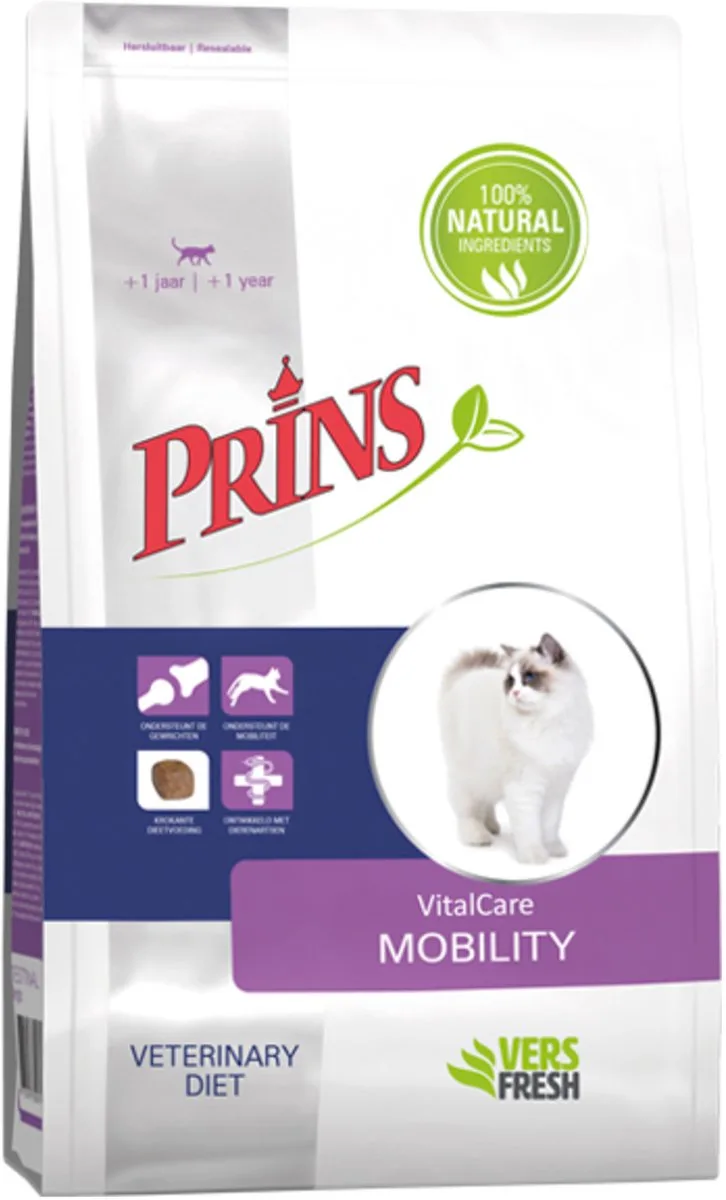 Vitalcare Diet Mobility Gevogelte - Kattenvoer - 5 kg de Prins – photo produit