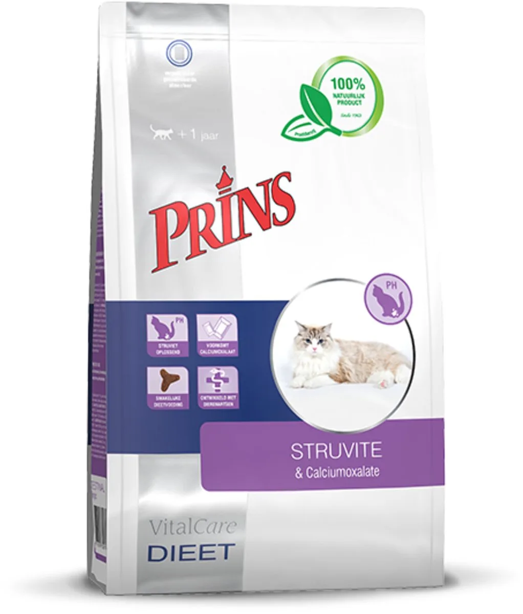 VitalCare Diet Struvite&Calcium Oxalate 1,5kg van Prins – productfoto