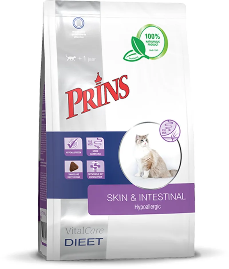 Vitalcare Huid & Darmkanaal - Kattenvoer - 1.5 kg by Prins – product photo