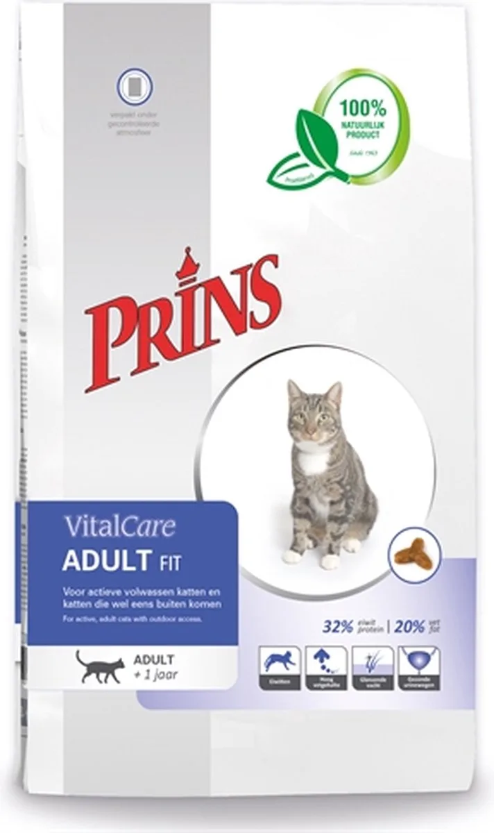 VitalCare Kat Adult - Kattenvoer - 1.5 kg van Prins – productfoto