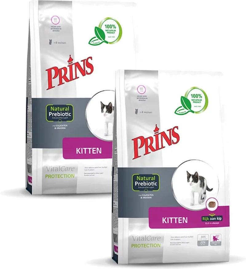Vitalcare Protection Kitten - Kattenvoer - 2 x 1.5 kg von Prins – Produktfoto
