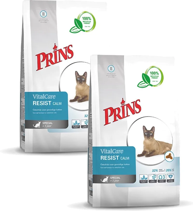 Vitalcare Resist Calm Gevogelte - Kattenvoer - 2 x 1.5 kg de Prins – photo produit