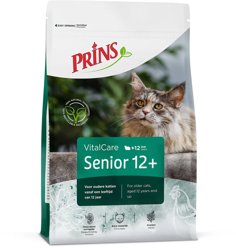 VitalCare Senior 12+ 4kg - Kattenvoer by Prins – product photo