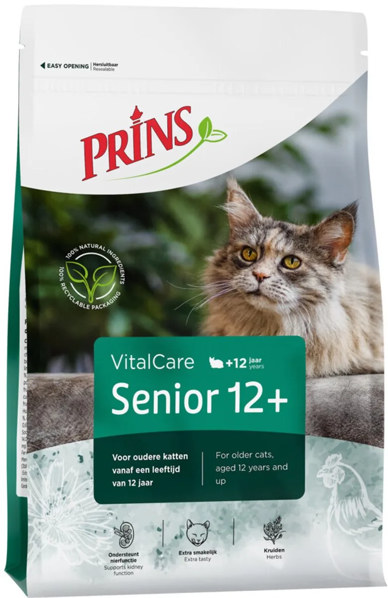 VitalCare - Senior 12+ - Kattenvoer - 2 x 4kg by Prins – product photo