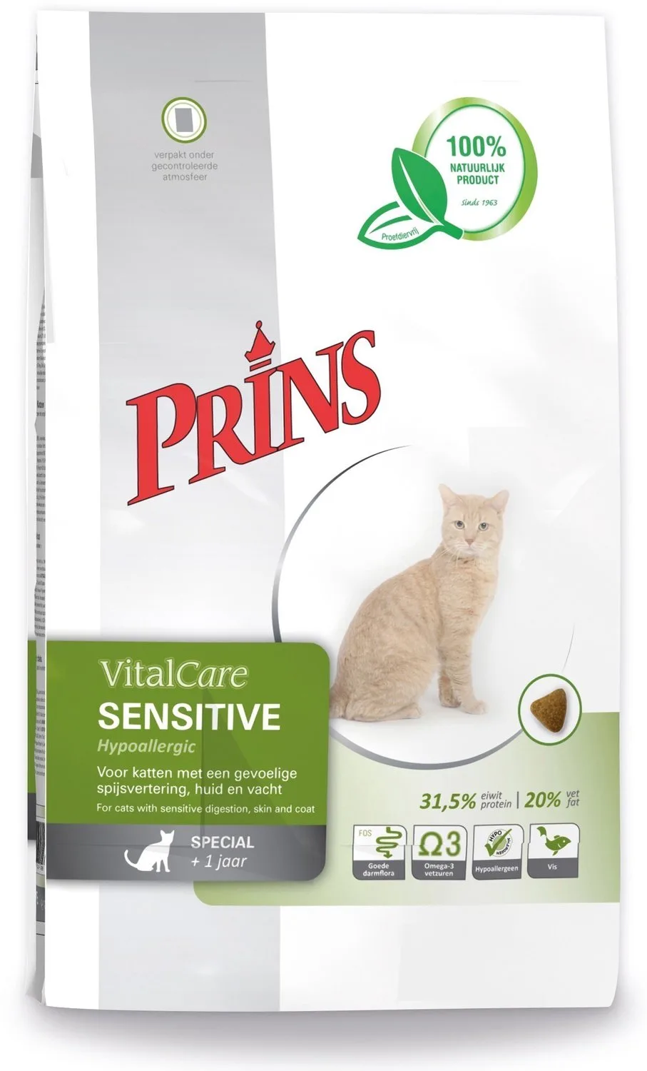 VitalCare Sensitive 1,5kg van Prins – productfoto