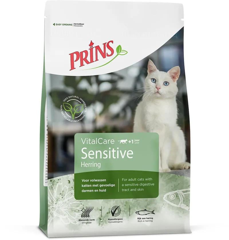 VitalCare Sensitive 4kg - Kattenvoer by Prins – product photo