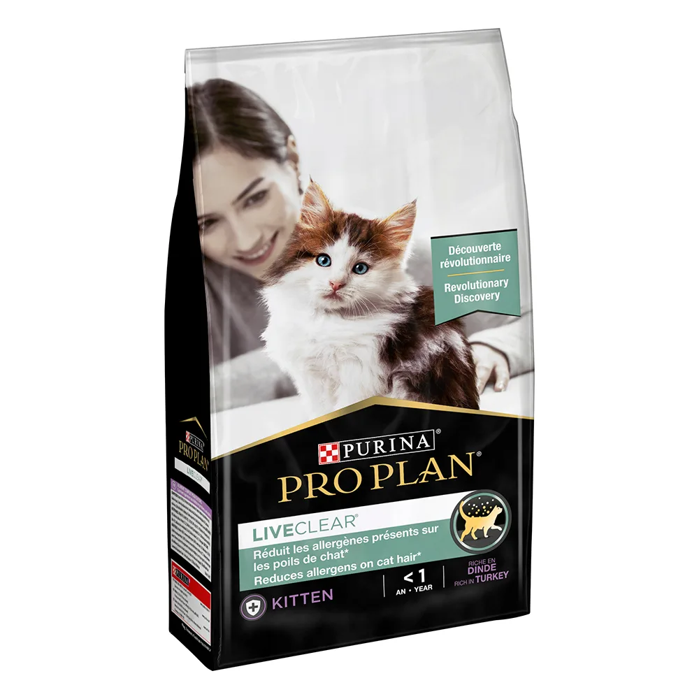 1,4kg LiveClear Kitten Kalkoen Pro Plan Kattenvoer van Purina Pro Plan – productfoto