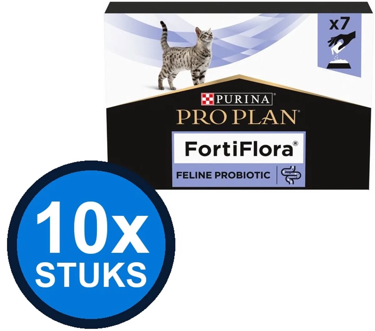 10x Pro Plan - fortiflora kat 7x1gr - Kattenverzorging by Purina Pro Plan – product photo