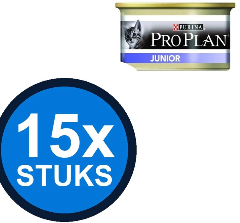 15x Pro Plan - Cat Mousse Kitten Kip - Kattenvoer Natvoer - 85 g by Purina Pro Plan – product photo