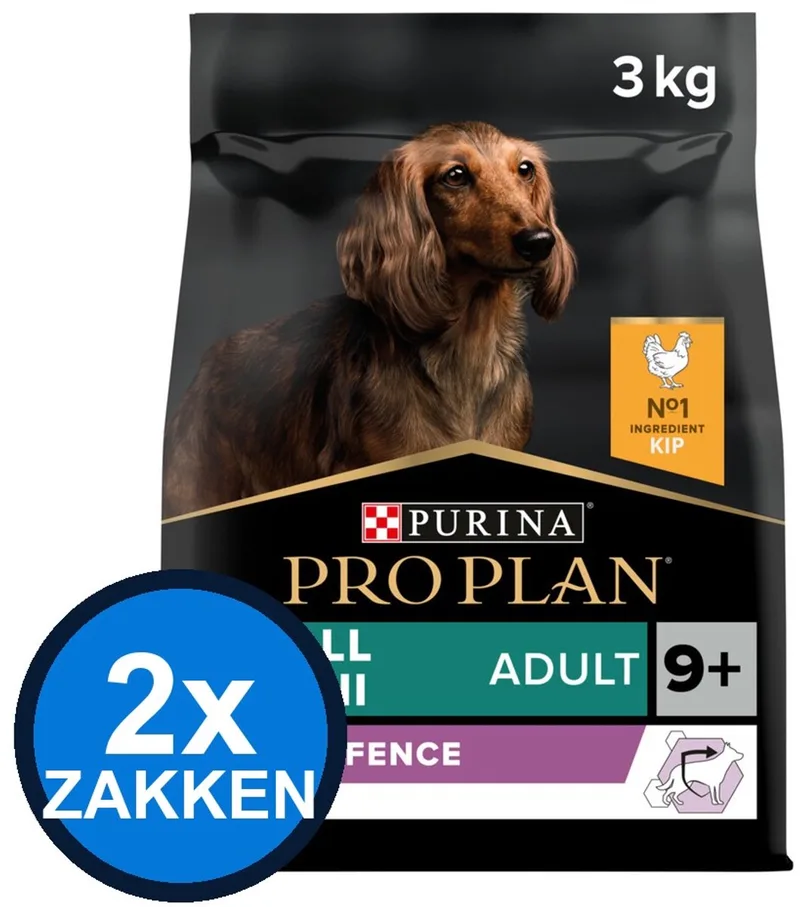 2x Pro Plan - Adult 9+ Small & Mini Age Defence Kip - Hondenvoer Droogvoer - 3 kg von Purina Pro Plan – Produktfoto