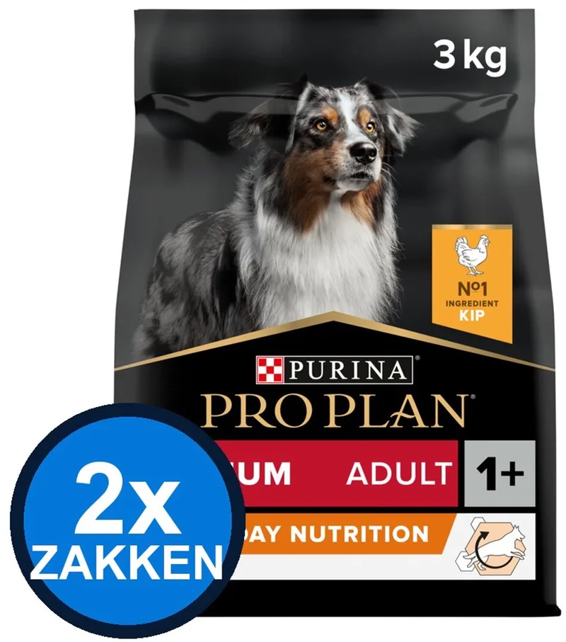 2x Pro Plan - Adult Medium Everyday Nutrition Kip - Hondenvoer Droogvoer - 3 kg von Purina Pro Plan – Produktfoto