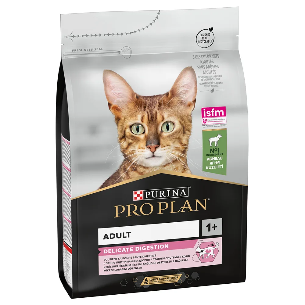 3kg PURINA PRO PLAN Adult Delicate Digestion Lamb droogvoer voor katten by Purina Pro Plan – product photo