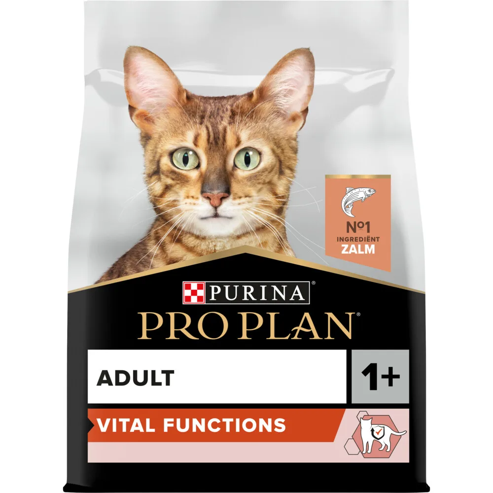 6x Pro Plan Kattenvoer Droog Adult Kat Vital Functions Zalm 1,5 kg van Purina Pro Plan – productfoto