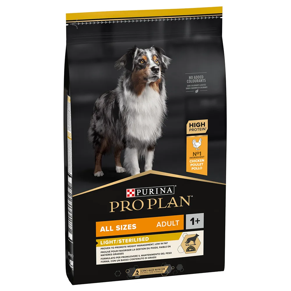 7kg All Size Adult Light/Sterilised Optiweight Kip & Rijst Pro Plan Hondenvoer från Purina Pro Plan – produktbild