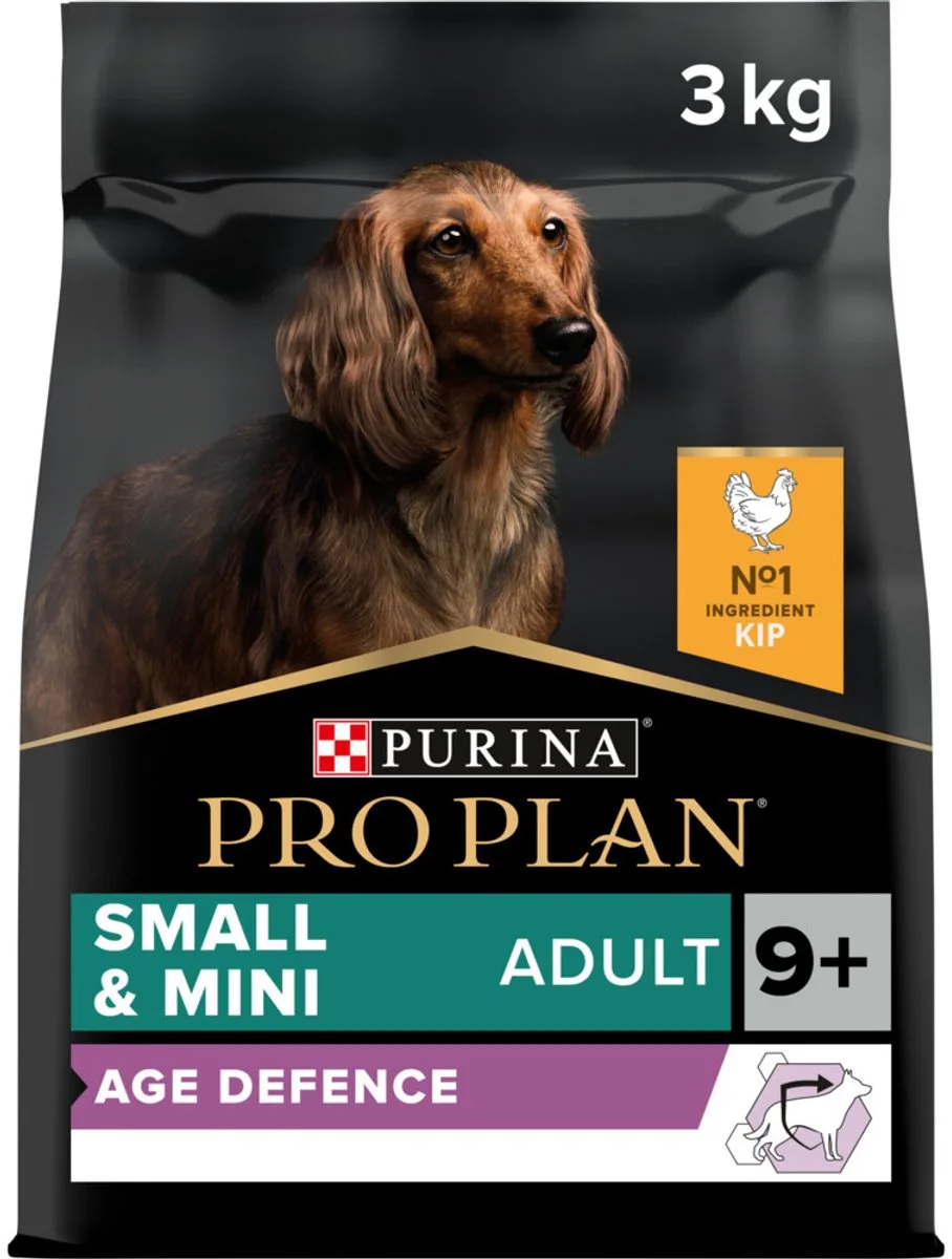 Adult 9+ - Small & Mini - Age Defence - Kip - 2 x 3kg van Purina Pro Plan – productfoto