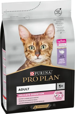 Adult Delicate Digestion - Katten droogvoer - Kalkoen - 3 kg by Purina Pro Plan – product photo 1 of 6