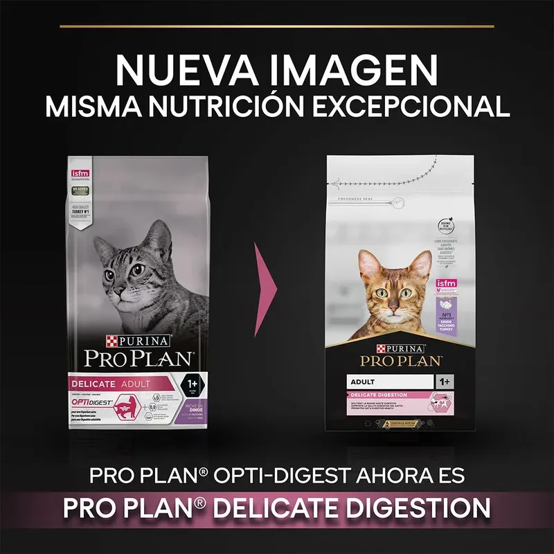 Adult Delicate Digestion - Katten droogvoer - Kalkoen - 3 kg by Purina Pro Plan – product photo 2 of 6