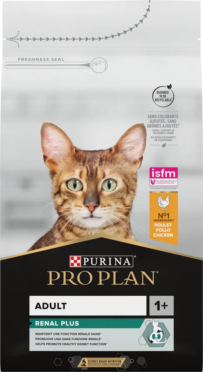 Adult Renal Plus -Katten Droogvoer - Kip - 1,5 kg de Purina Pro Plan – photo produit