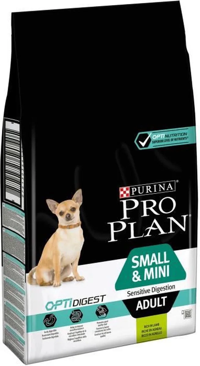 Adult Small & Mini - Sensitive Digestion - Hondenvoer - Lam & Rijst - 7 kg - Voor kleine honden met een gevoelige spijsvertering by Purina Pro Plan – product photo