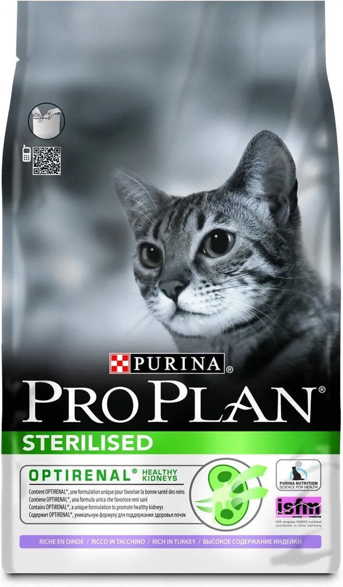 Adulterilised - Rijk aan Kalkoen - Kattenvoer - 3 kg by Purina Pro Plan – product photo