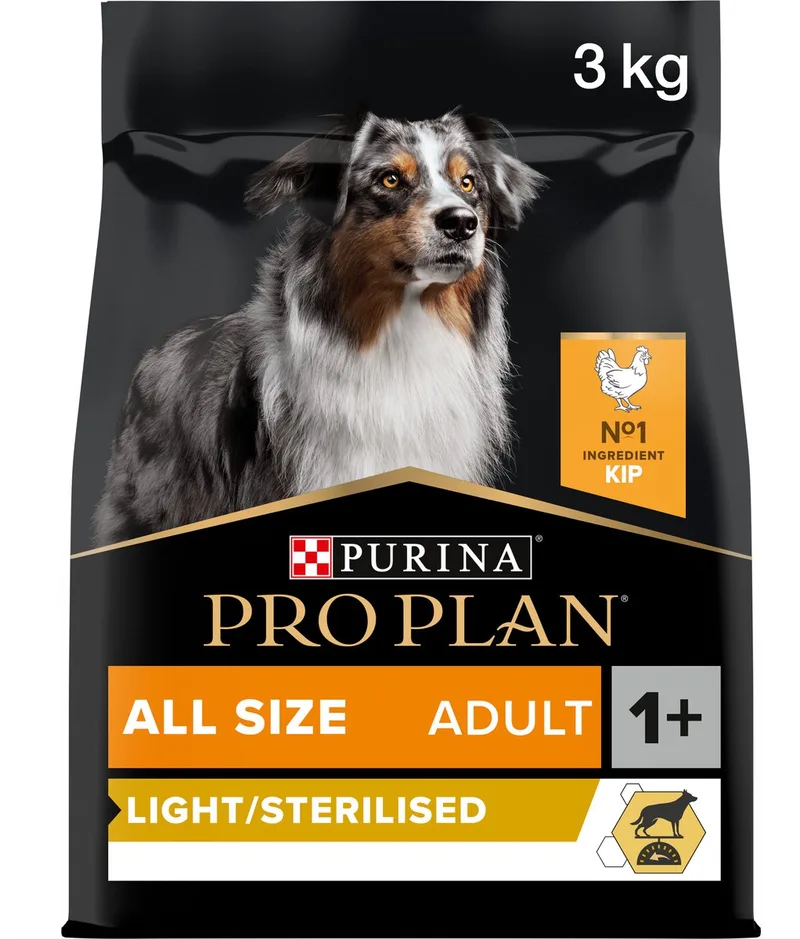 All Sizes Adult Light/Sterilised - Honden droogvoer - Kip- 3 kg von Purina Pro Plan – Produktfoto 1 von 6