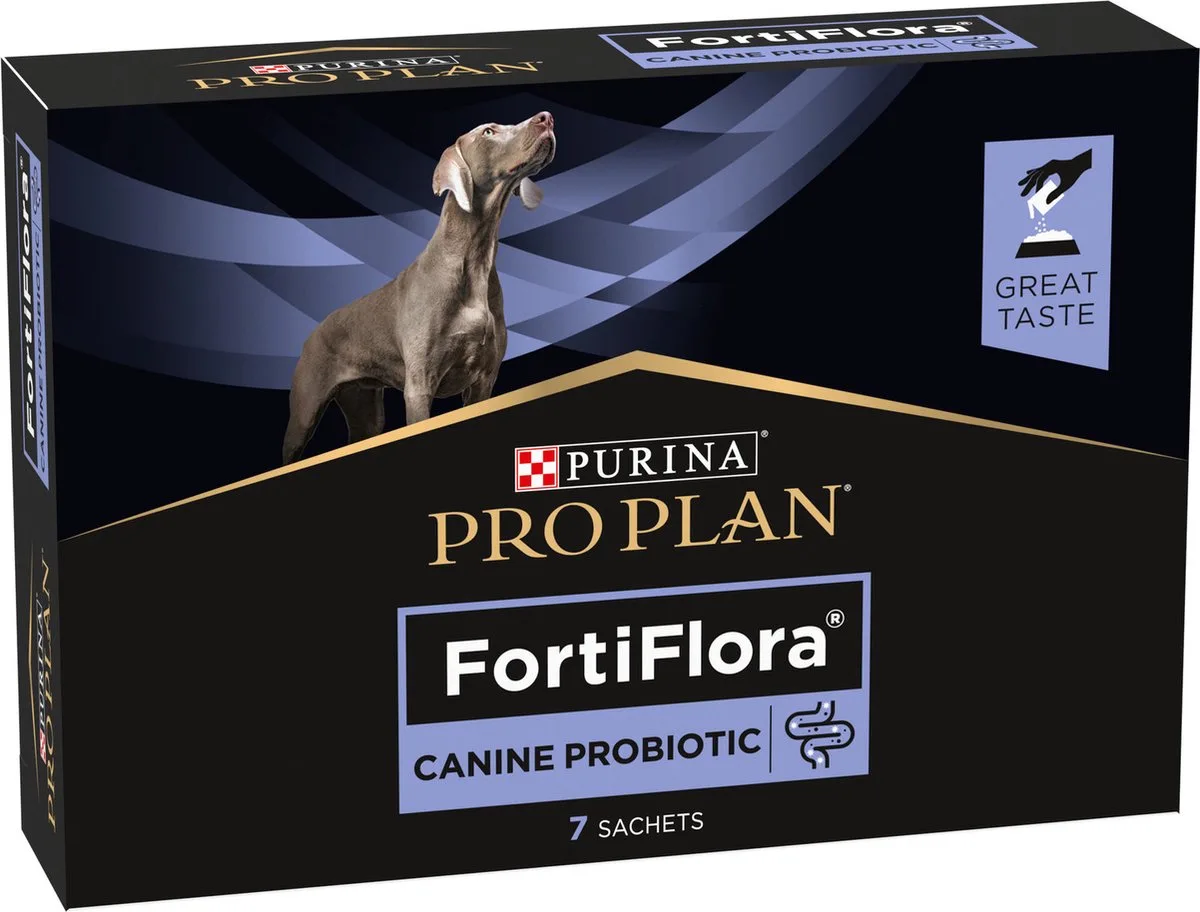 Canine Fortiflora Probiotic - Voedingssupplement - 7x1 g van Purina Pro Plan – productfoto
