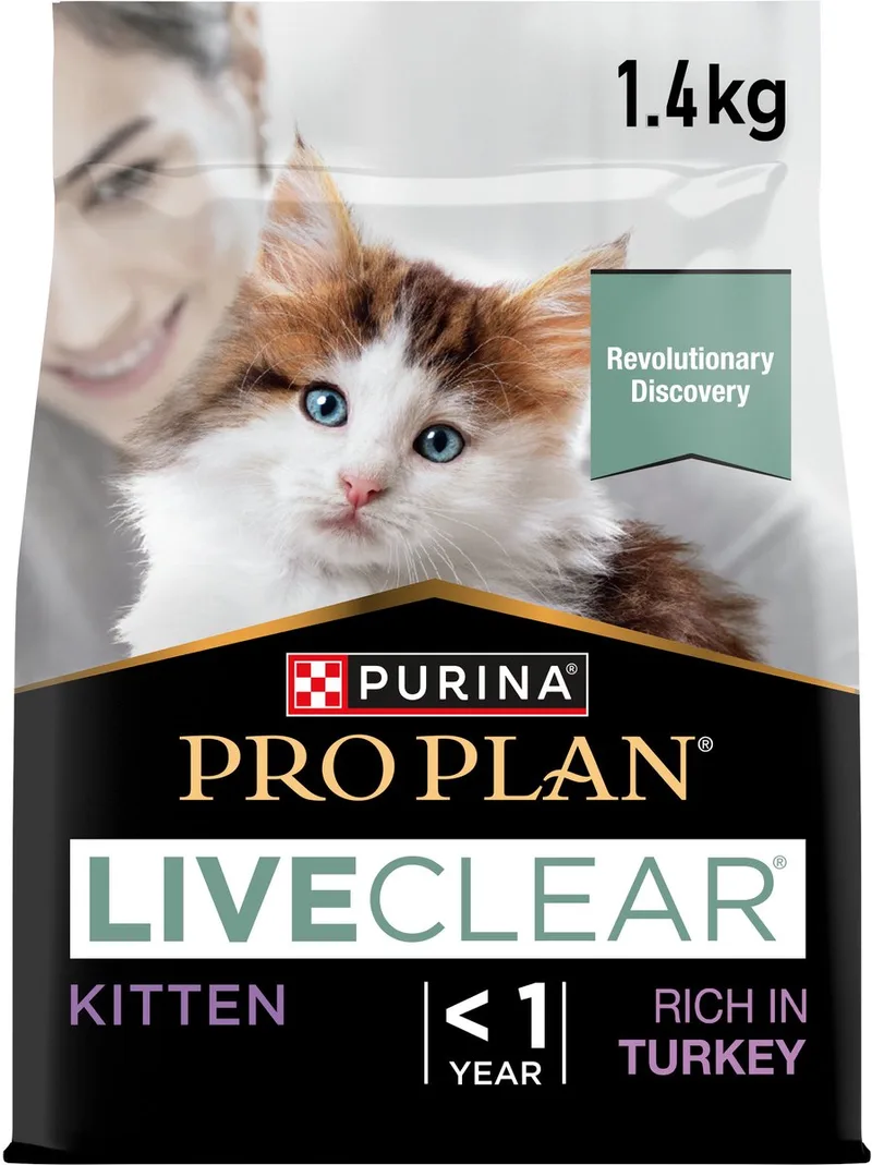 Cat Liveclear - Kitten-Kattenvoer - 6 x Kalkoen 1.4 kg by Purina Pro Plan – product photo