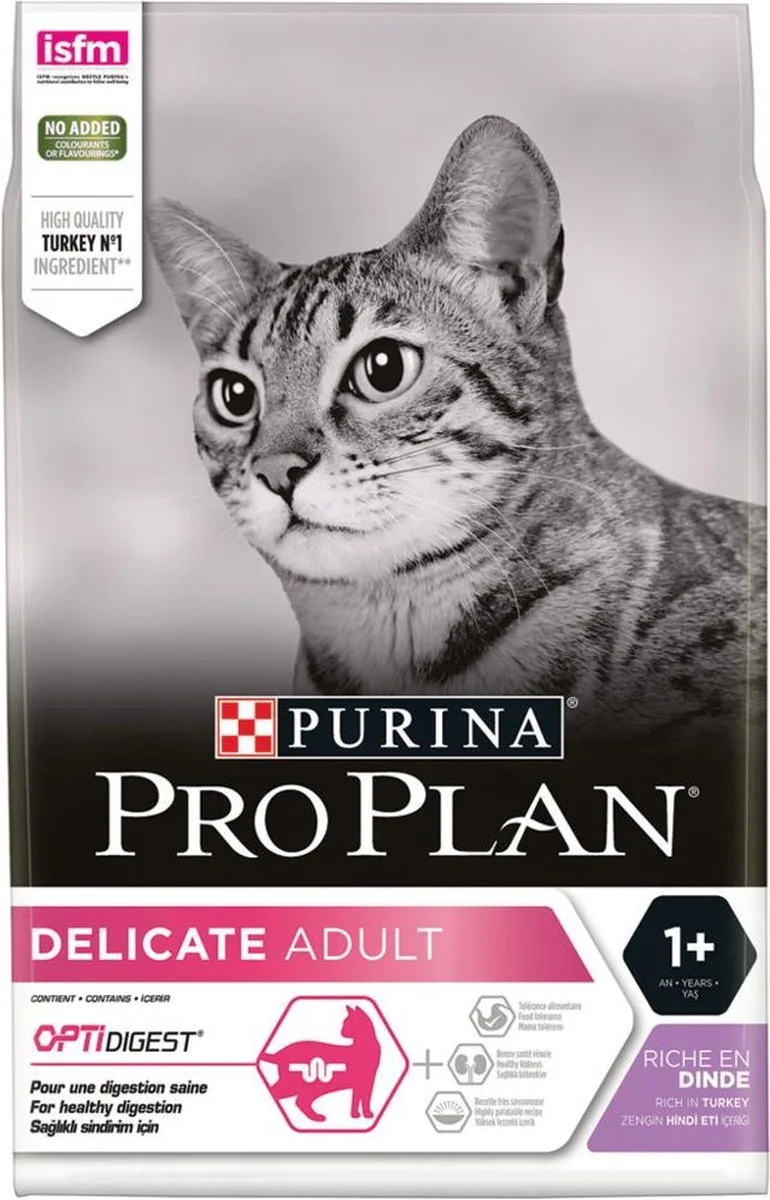 Delicate kattenvoer - Kalkoen - 3 kg de Purina Pro Plan – photo produit