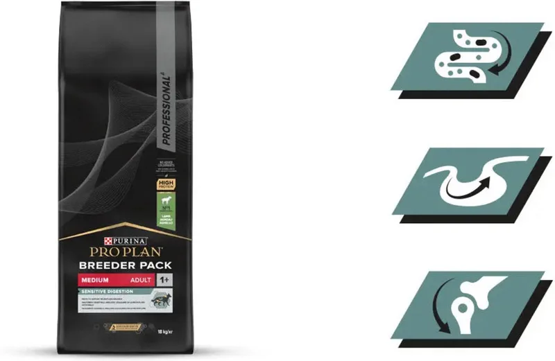 Dog Adult Sensitive Digestion - Hondenvoer - Lam 18 kg Breederbag by Purina Pro Plan – product photo