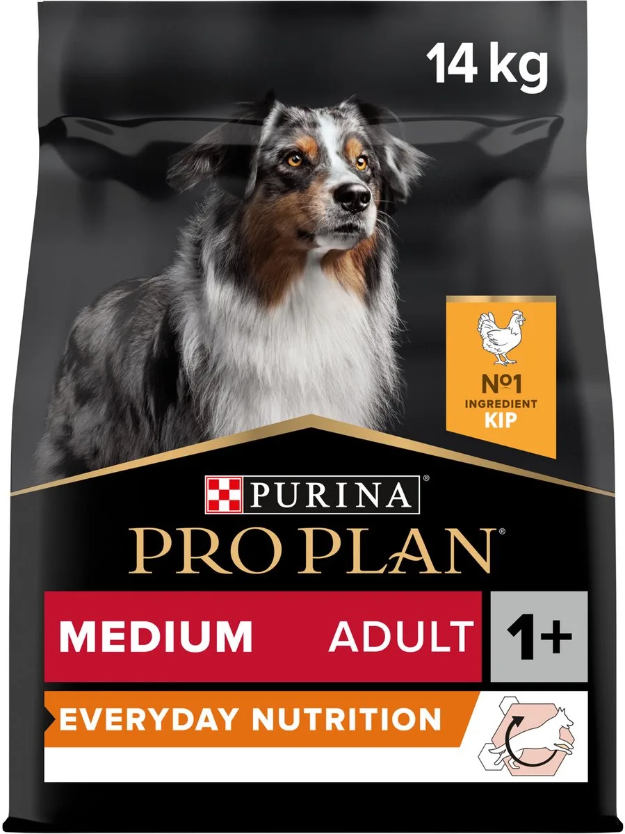 Dog - Medium Adult - Kip - 2 x 14 kg von Purina Pro Plan – Produktfoto
