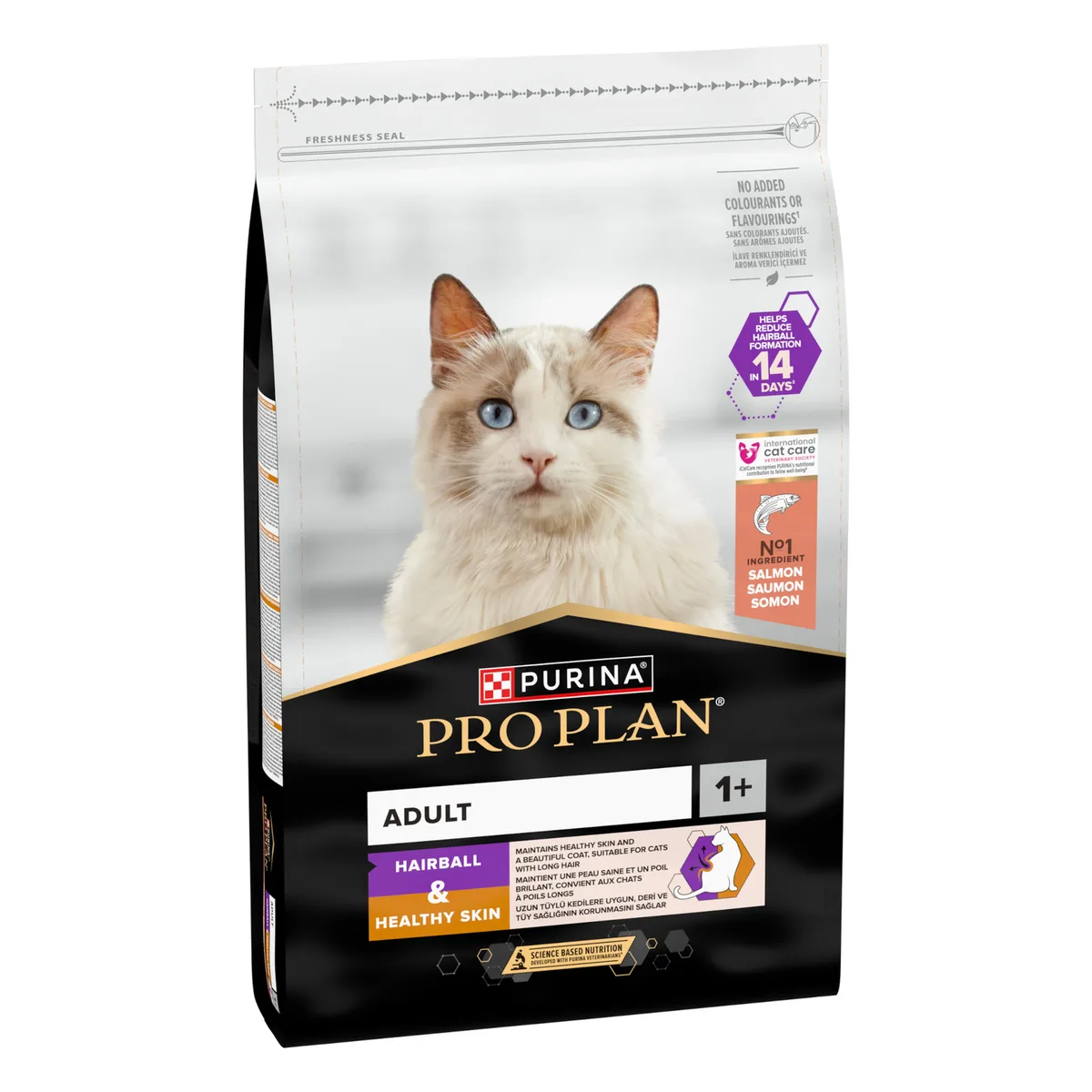 Dubbelpak: 2x10 kg PURINA PRO PLAN Hairball Care Zalm Kattenvoer droog by Purina Pro Plan – product photo