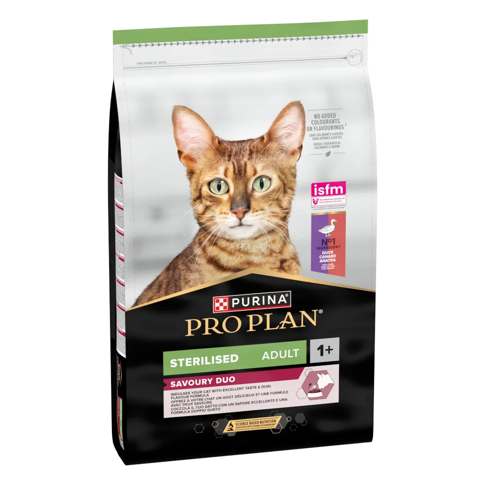 Dubbelpak: 2x10kg Purina Pro Plan Gesteriliseerd Duo Eend & Lever droogvoer voor honden de Purina Pro Plan – photo produit