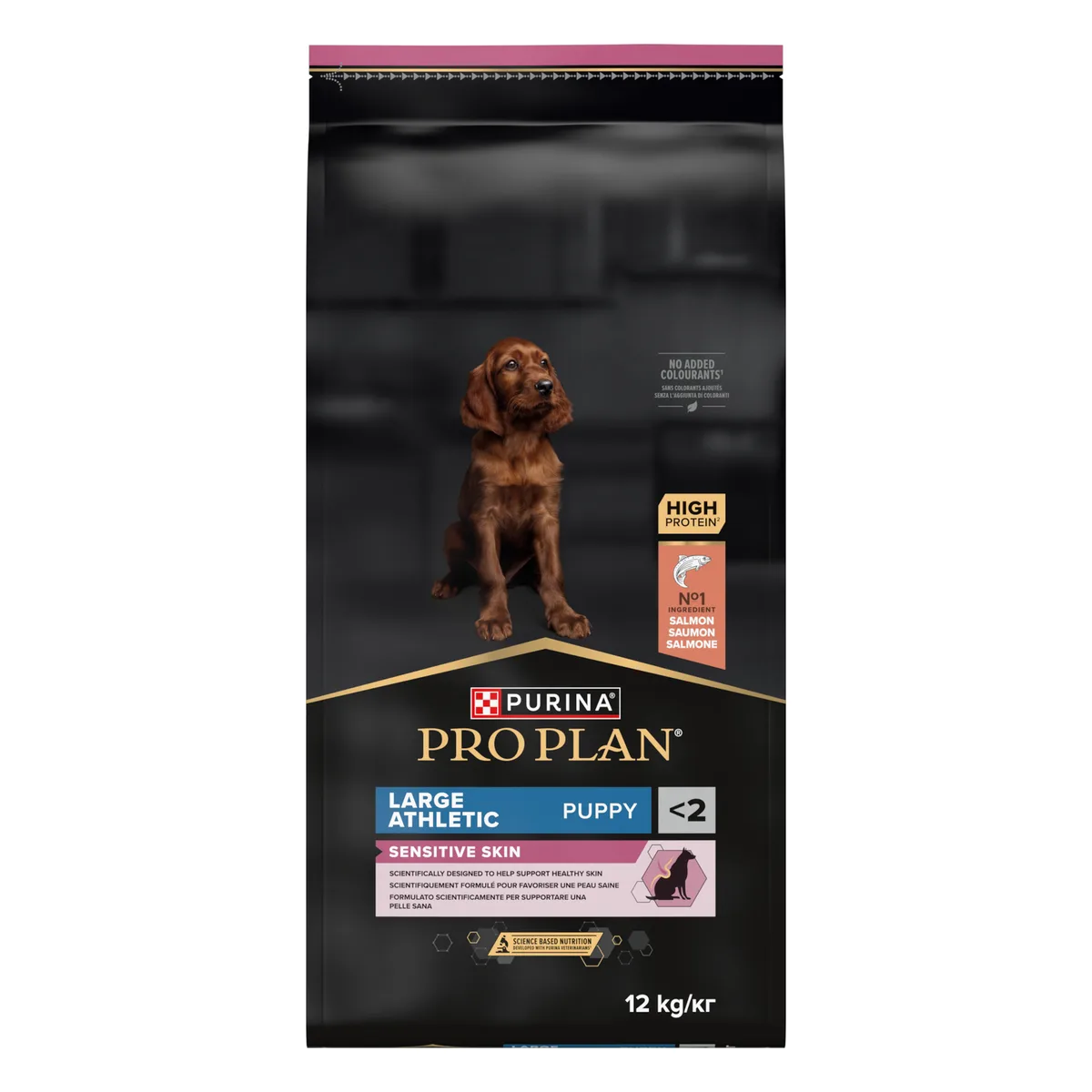 Dubbelpak: 2x12 kg PURINA PRO PLAN Large Athletic Puppy Sensitive Skin Zalm Hondenvoer droog van Purina Pro Plan – productfoto