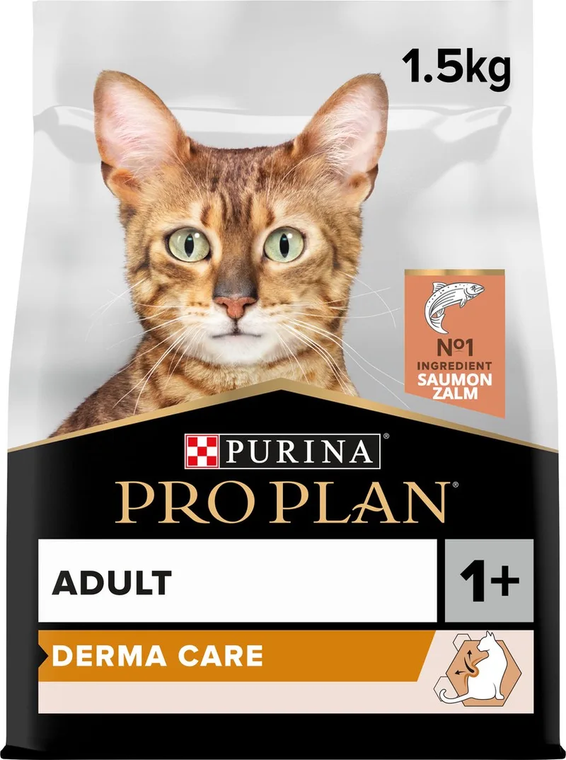 Elegant Adult Derma Care - Kattenvoer Droogvoer - Zalm - 1.5 kg by Purina Pro Plan – product photo