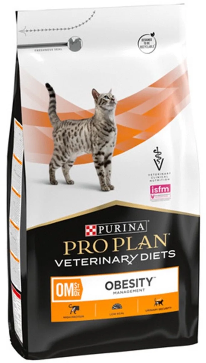 Feline Om Obesity Management - Kattenvoer - 5 kg de Purina Pro Plan – photo produit