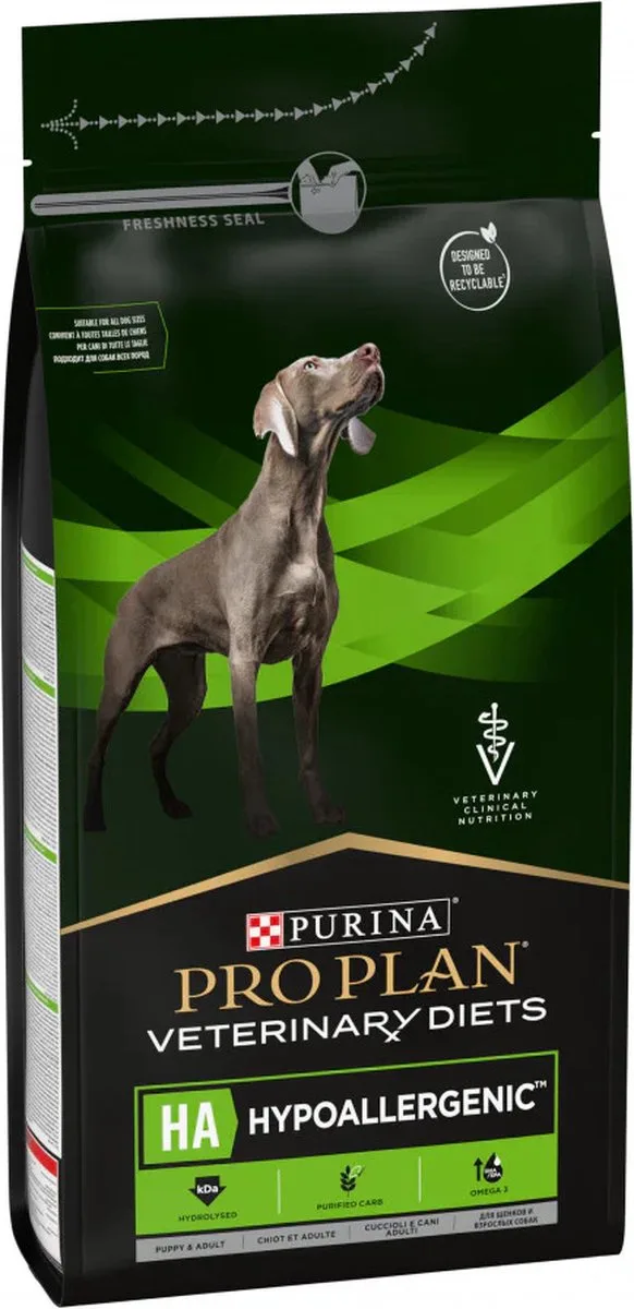 HA Gehydrolyseerd Eiwit Hondenvoer 1,3 kg van Purina Pro Plan – productfoto