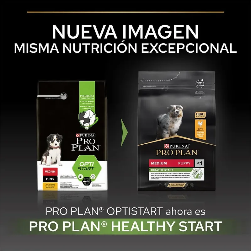 Healthy Start Puppy Medium - Honden Droogvoer - Kip - 3 kg by Purina Pro Plan – product photo 2 of 6