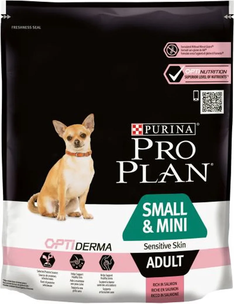 Hondenvoer Adult kleine rassen met gevoelige huid zalm en rijst | 700 by Purina Pro Plan – product photo