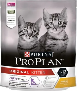 Kattenvoer voor Kittens - OPTISTART Original Kitten - Rijk aan Kip - 3 kg by Purina Pro Plan – product photo 1 of 6