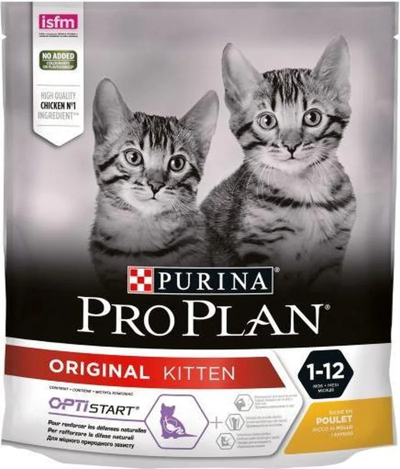 Kattenvoer voor Kittens - OPTISTART Original Kitten - Rijk aan Kip - 3 kg by Purina Pro Plan – product photo 1 of 6