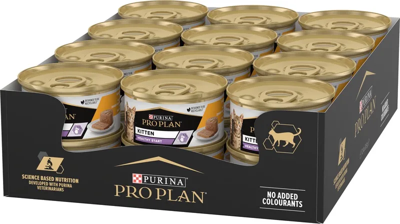 Kitten Mousse - Kattenvoer Natvoer - Kip - 24 x 85g von Purina Pro Plan – Produktfoto