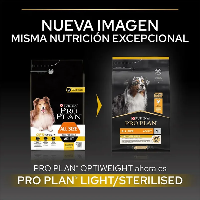 Light/Sterilised Adult - Hondenvoer - Kip - 14 kg by Purina Pro Plan – product photo 2 of 6