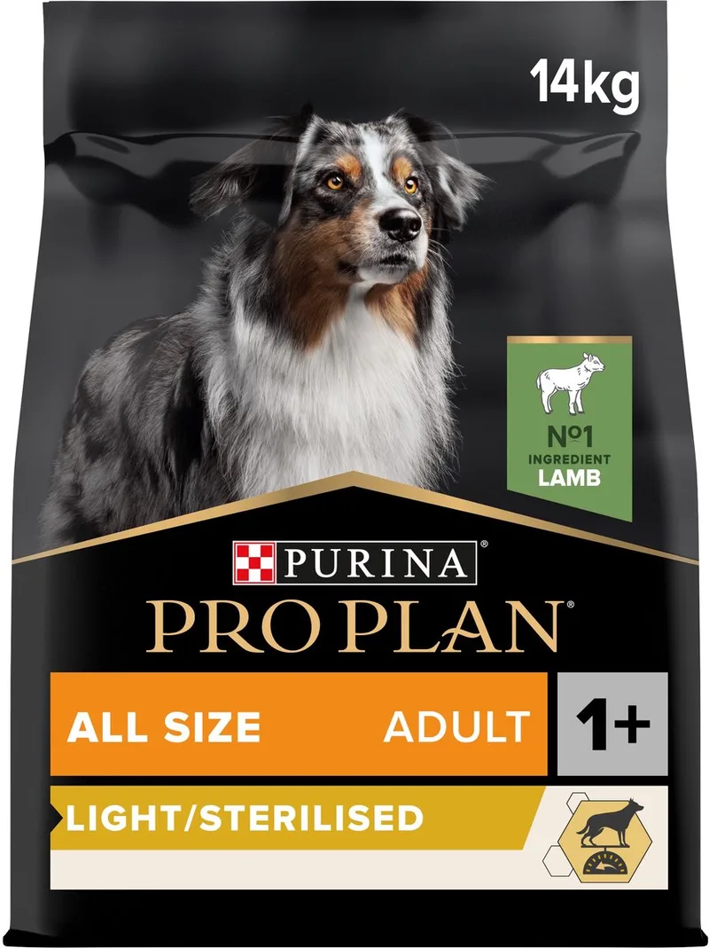 Light Sterilised Adult Hondenvoer Met Lam 14kg by Purina Pro Plan – product photo