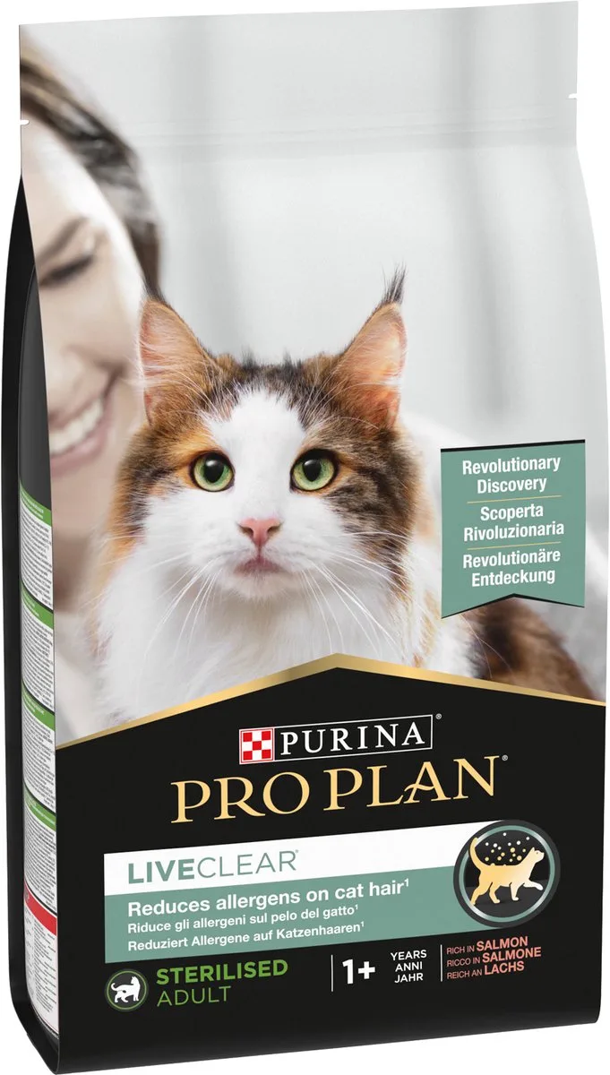 LiveClear Sterilised Cat Food Adult - Kalkoen - 2 x 7 kg de Purina Pro Plan – photo produit