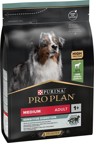 Medium Adult Sensitive Digestion - Honden Droogvoer -Lam - 3 kg de Purina Pro Plan – photo produit 1 sur 6