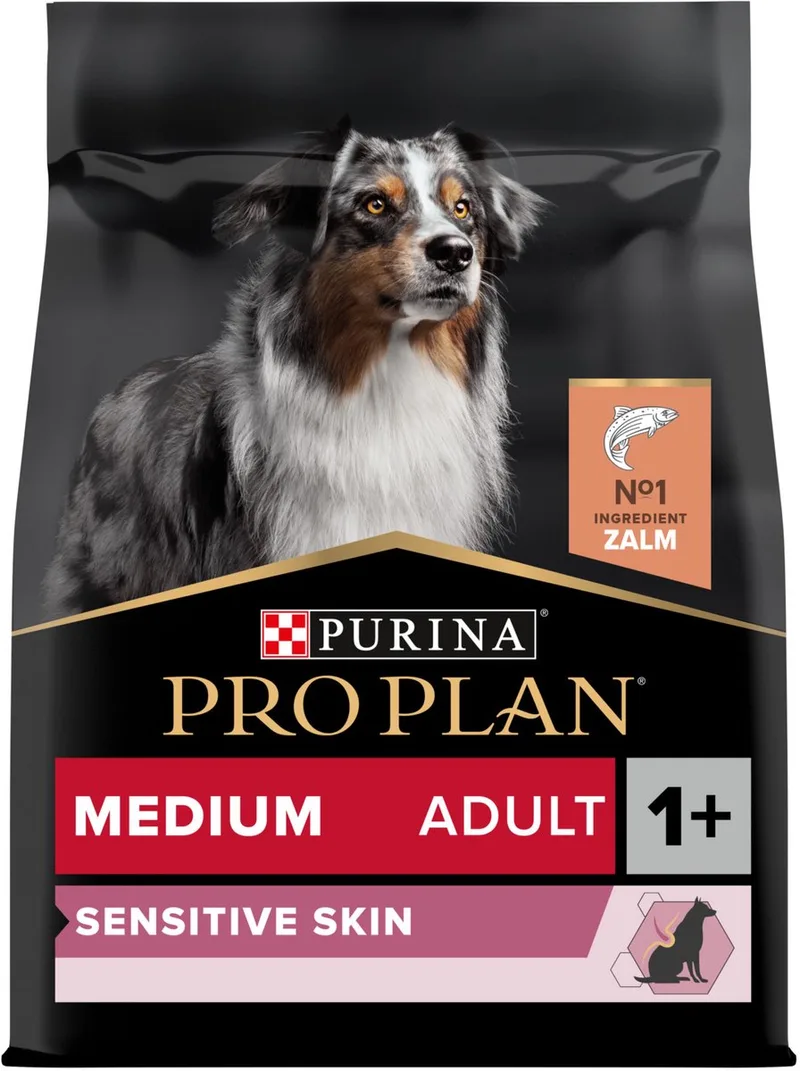 Medium Adult Sensitive Skin- Honden droogvoer - Zalm - 3 kg de Purina Pro Plan – photo produit 1 sur 6