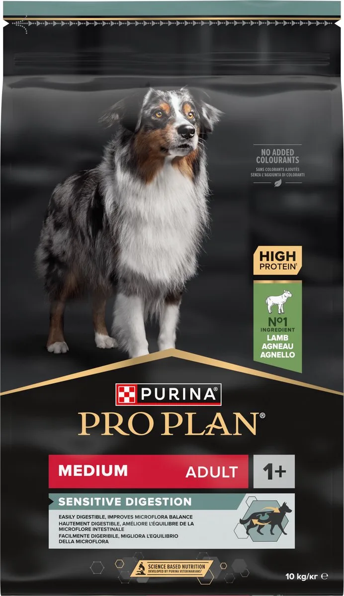 Sensitive Digestion Medium Adult - Hondenvoer Droogvoer - Lam - 10 kg by Purina Pro Plan – product photo