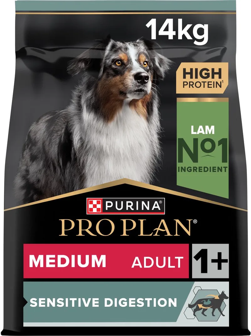 Sensitive Digestion Medium Adult - Hondenvoer - Lam - 14 kg de Purina Pro Plan – photo produit 1 sur 3