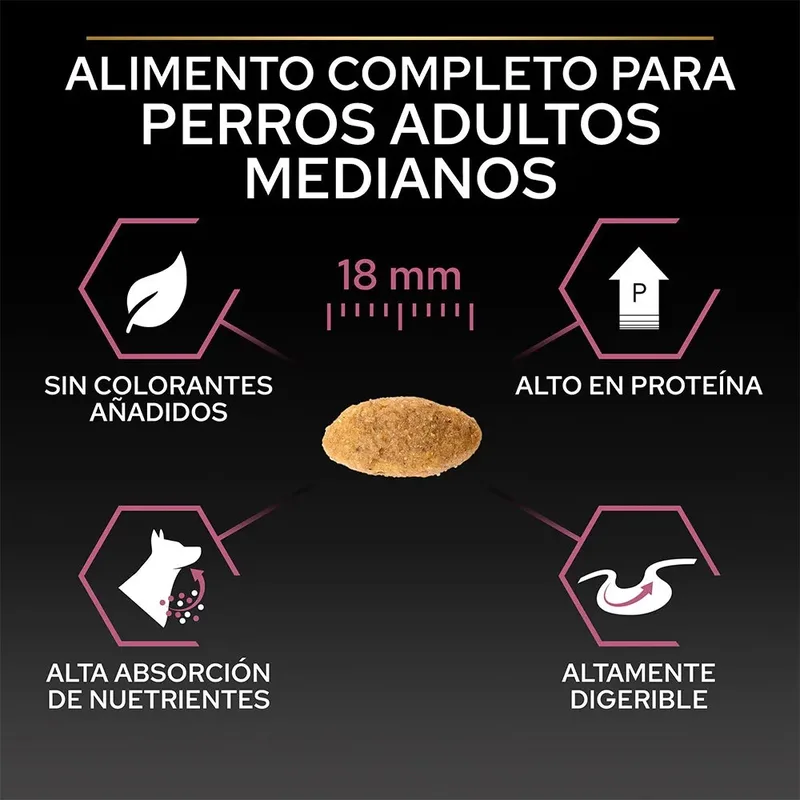 Sensitive Skin Medium Adult - Hondenvoer - Zalm - 14 kg fra Purina Pro Plan – produktbillede 6 af 6
